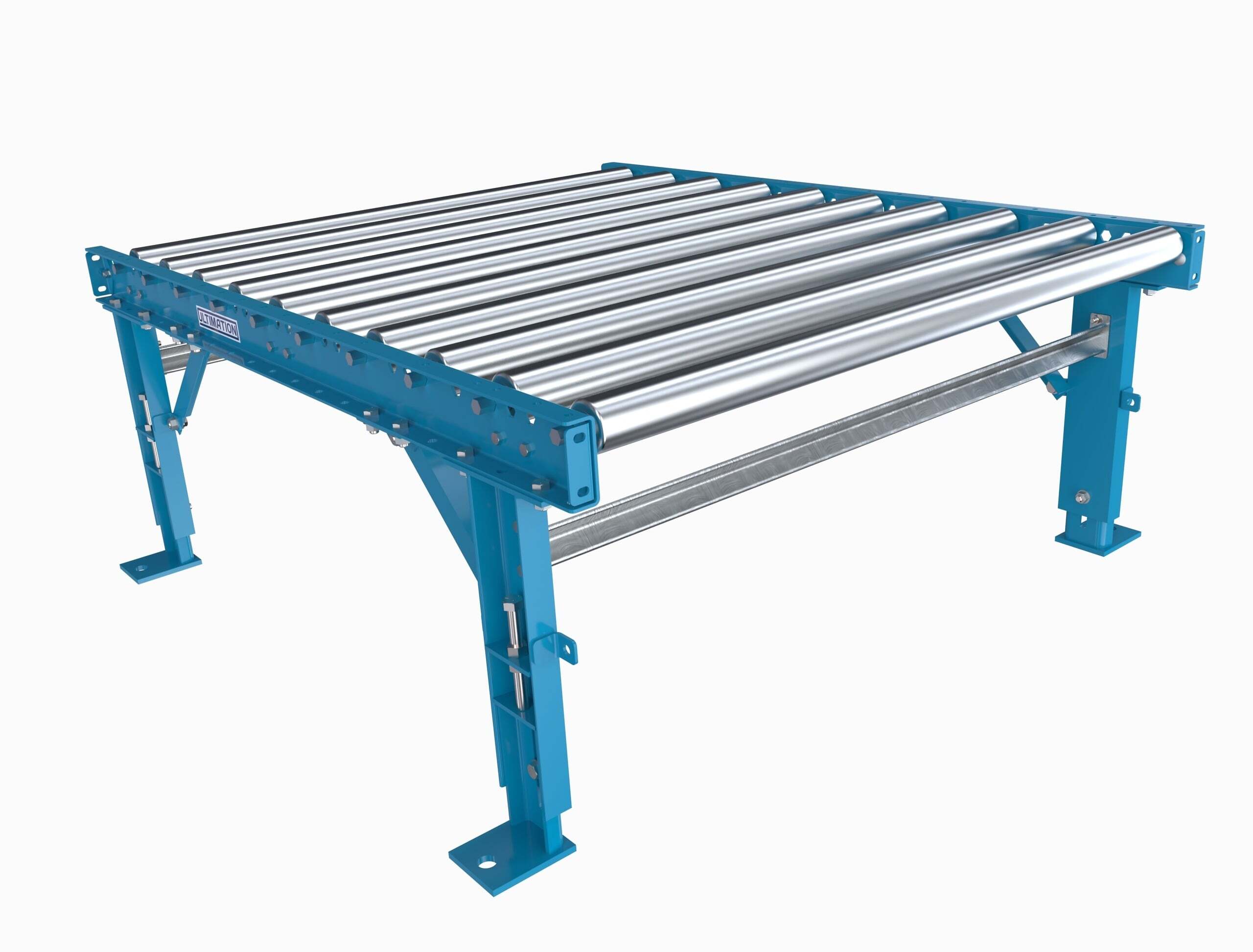 Heavy duty gravity roller conveyor 2.5" diameter rollers